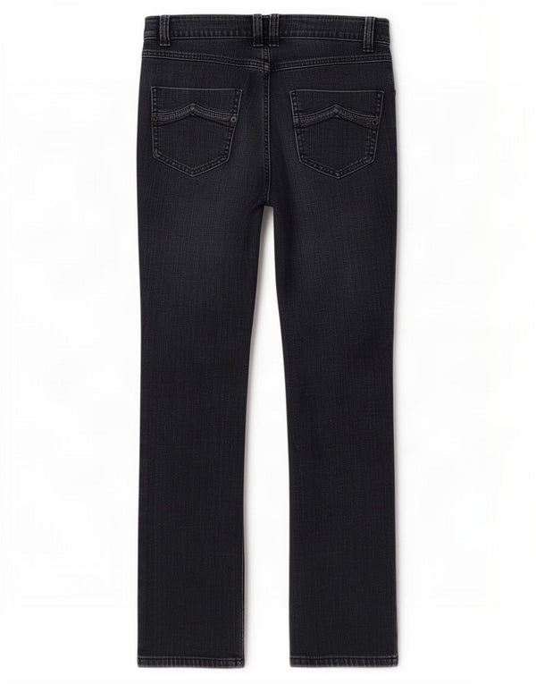 Marks & Spencer Γυναικεία Bootcut Jeans UK 10 Small W27 L29 Navy Blue Cotton
