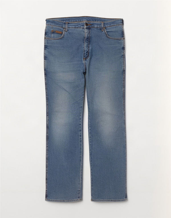 Wrangler Ανδρικό Texas Straight Jeans W38 L34 Μπλε βαμβακερό