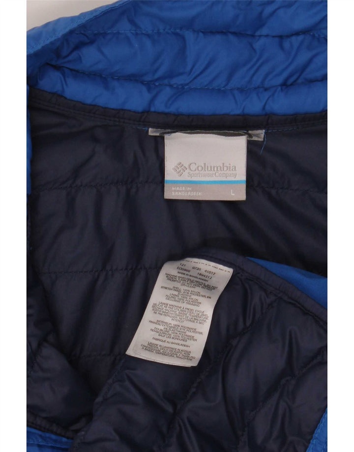 Ανδρικό μπουφάν με επένδυση Columbia UK 40 Large Blue Nylon