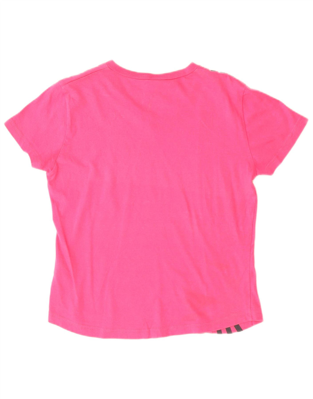 Adidas Γυναικείο T-Shirt Top UK 10 Small Pink Βαμβακερό