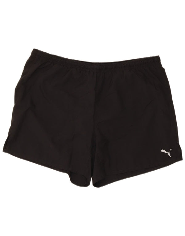 Ανδρικό αθλητικό σορτς Puma μεγάλο μαύρο