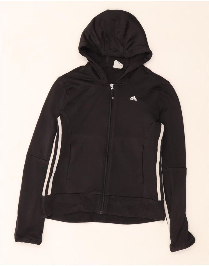 Adidas Γυναικείο πουλόβερ με κουκούλα Climawarm UK 12 μεσαίο μαύρο πολυεστέρα