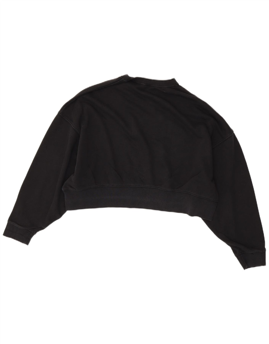 Γυναικείο φούτερ NIKE Crop Oversized Jumper UK 14 Μεσαίο μαύρο βαμβακερό