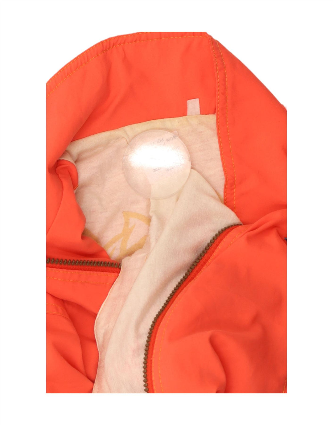 Γυναικεία αθλητική φόρμα VINTAGE Top Jacket UK 12 Medium Orange Colourblock