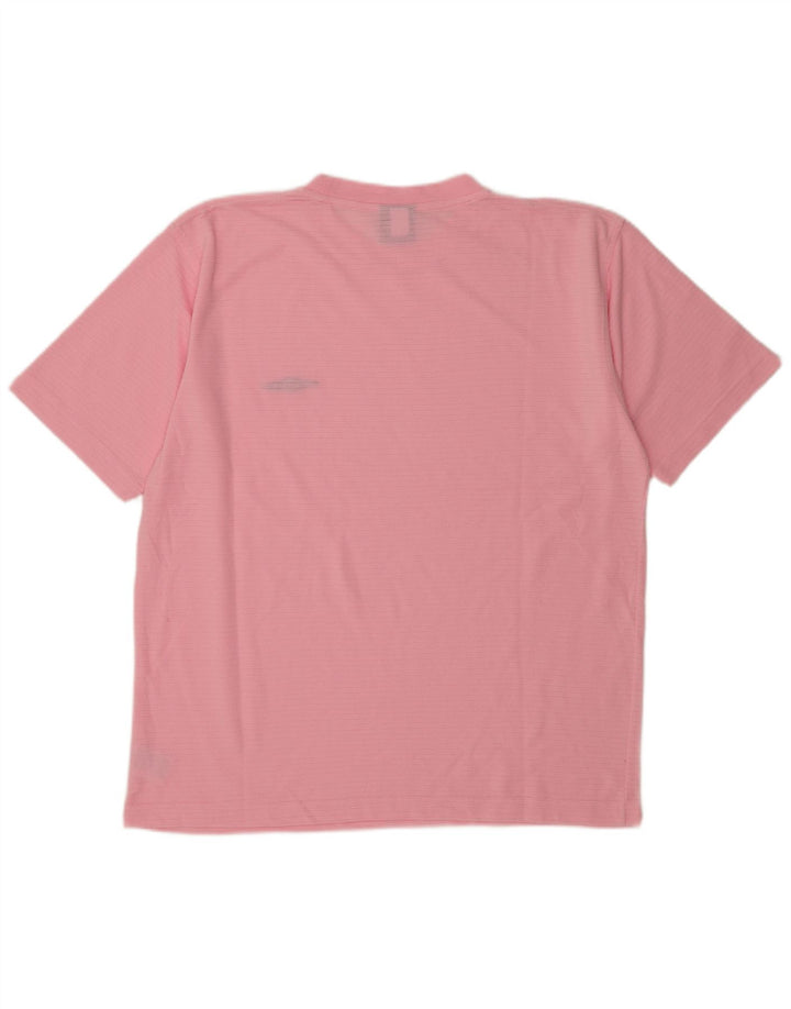 Ανδρικό T-Shirt Umbro Top Large Pink Polyester