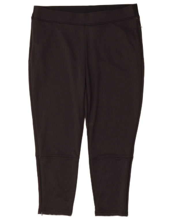 Adidas Γυναικεία φόρμα παντελόνι UK 16/18 Large Μαύρο Πολυεστέρας