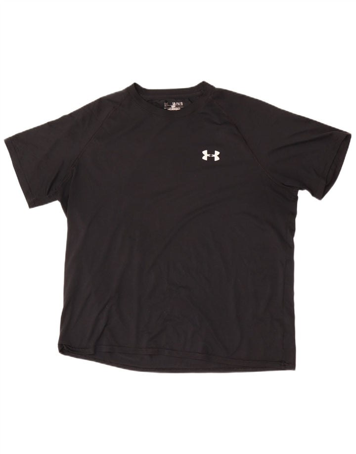Under Armour Ανδρικό T-Shirt Top Large Μαύρο
