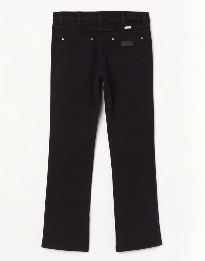 Wrangler Γυναικείο Iris Straight Jeans W30 L30 Μαύρο βαμβακερό