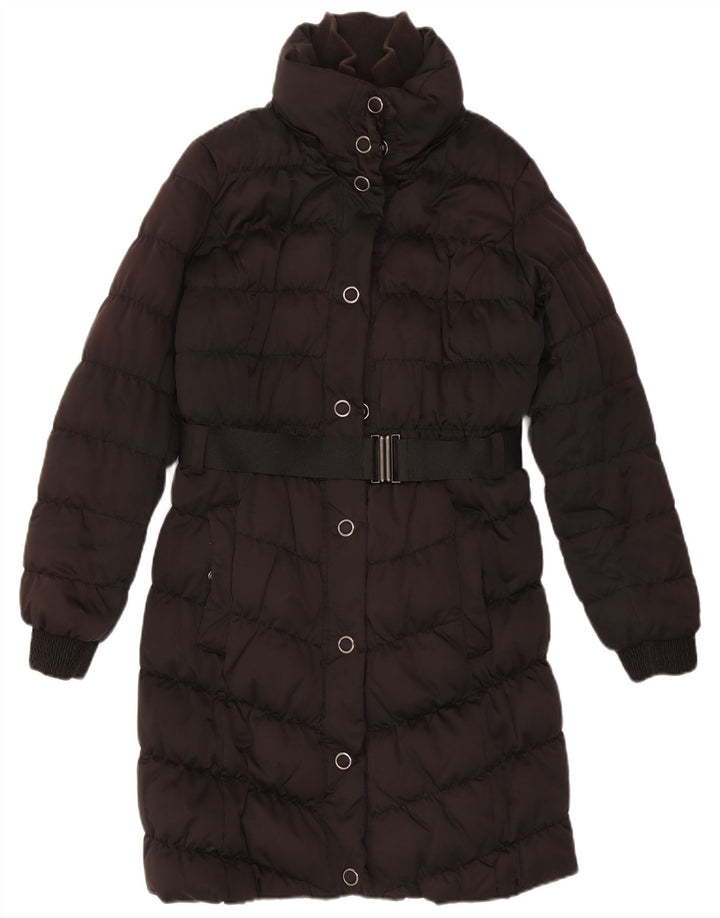 Esprit Γυναικείο παλτό UK 14 Large Brown Πολυεστέρας