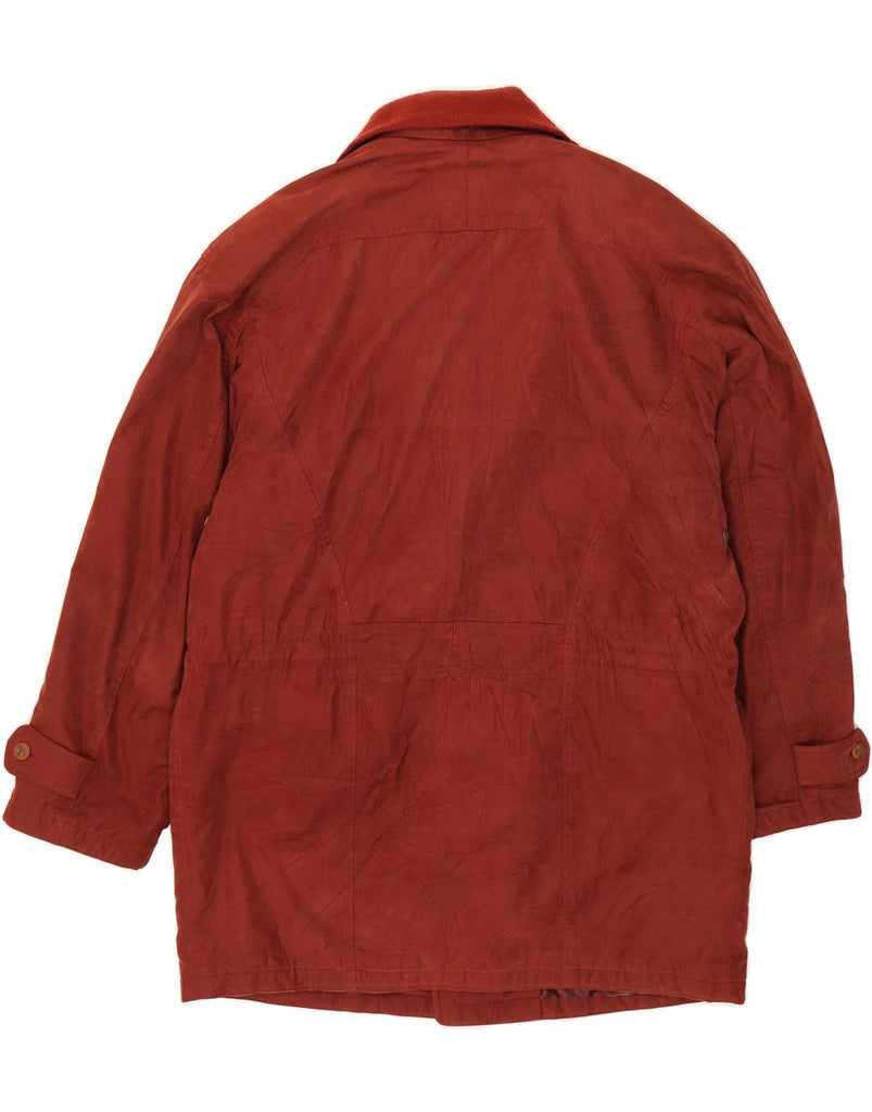 PAL ZILERI Mens Windbreaker Jacket IT 50 Large Burgundy Cotton Vintage Pal Zileri and Second-Hand Pal Zileri from Messina Hembry 