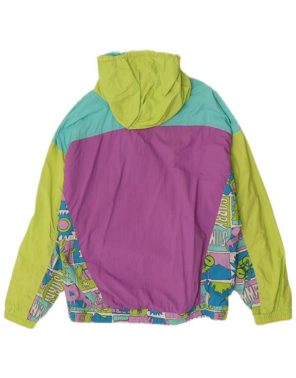 Sorry Γυναικείο γραφικό Anorak Jacket IT 46 Large Πολύχρωμο Ρετρό