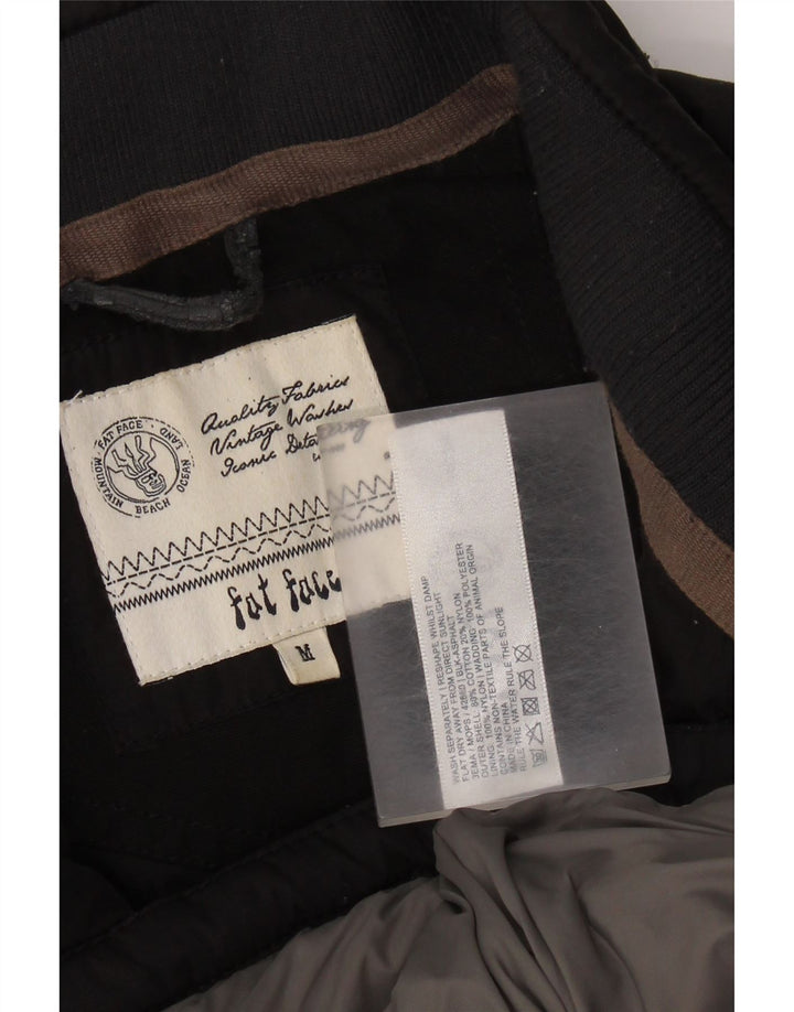 FAT FACE Ανδρικό padded Gilet UK 38 Medium Black Cotton