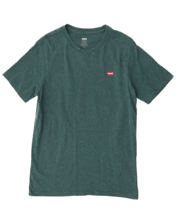 Ανδρικό μπλουζάκι Levi's Standard Μπλουζάκι από μικρό πράσινο βαμβακερό