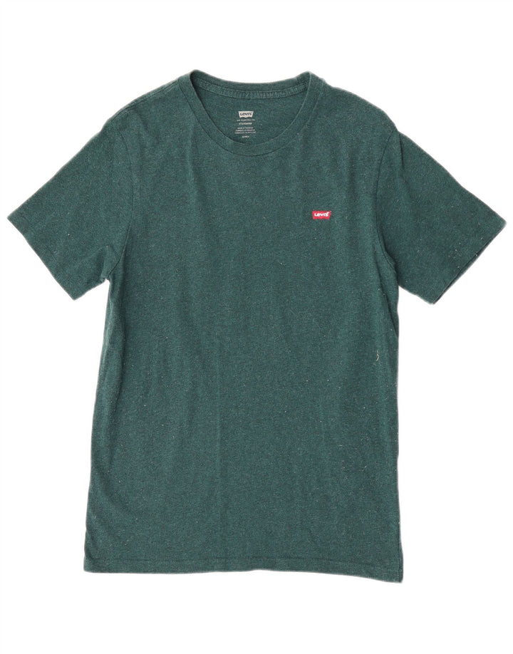 Ανδρικό μπλουζάκι Levi's Standard Μπλουζάκι από μικρό πράσινο βαμβακερό