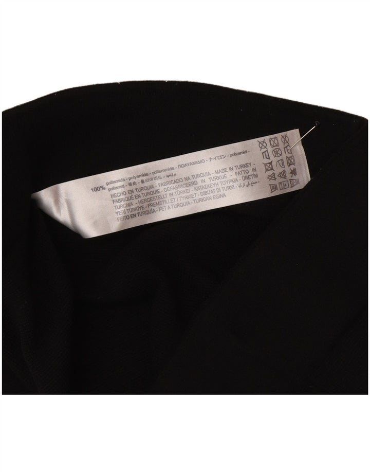 Zara Γυναικείο Κολάν UK 12 Medium Black Polyamide