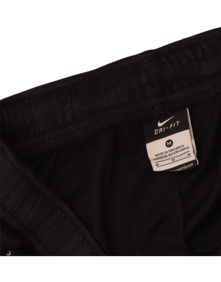 Ανδρικό αθλητικό σορτς Nike Dri Fit, μεσαίο μαύρο ριγέ πολυεστέρα