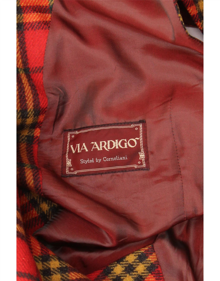 Ανδρικό γιλέκο Via Ardigo Small Red Check