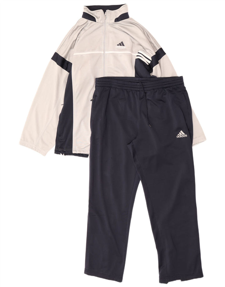 Ανδρική φόρμα Adidas UK 38/40 Medium Grey Colorblock Polyester