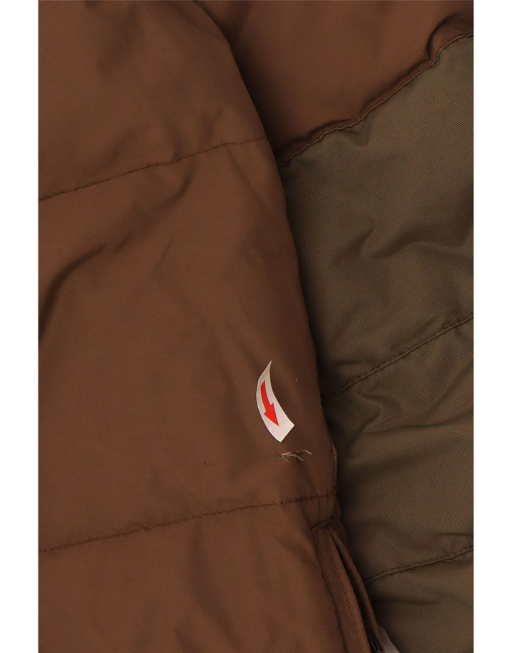 Ανδρικό γραφικό μπουφάν Blauer UK 38 Medium Brown Colorblock Nylon