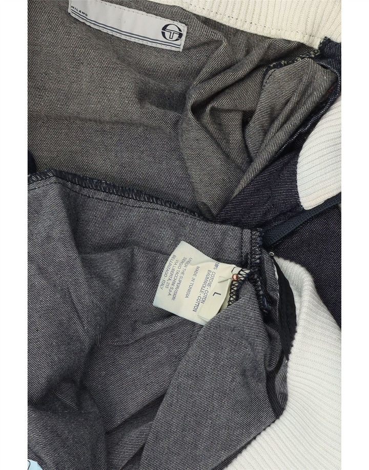 SERGIO TACCHINI Ανδρικό μπουφάν UK 40 Large Navy Blue Colorblock