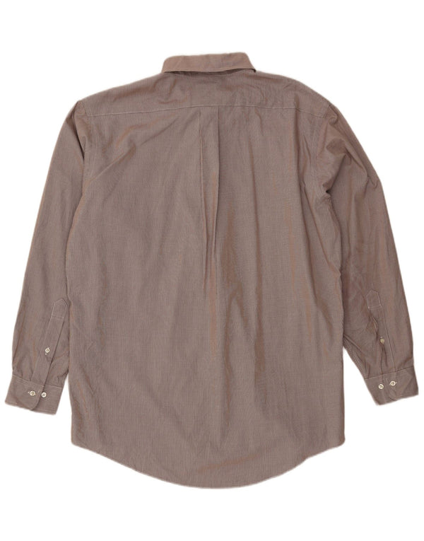 BROOKS BROTHERS Ανδρικό πουκάμισο μέγεθος 16 1/2 Large καφέ Houndstooth