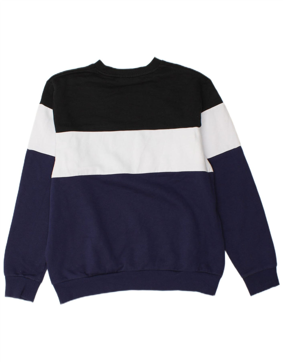 Ανδρικό γραφικό φούτερ FILA Jumper Large Navy Blue Colourblock Βαμβακερό