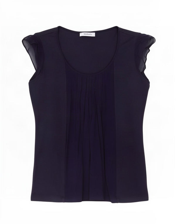 Max & Co. Γυναικεία Μπλούζα Τοπ UK 12 Medium Navy Blue