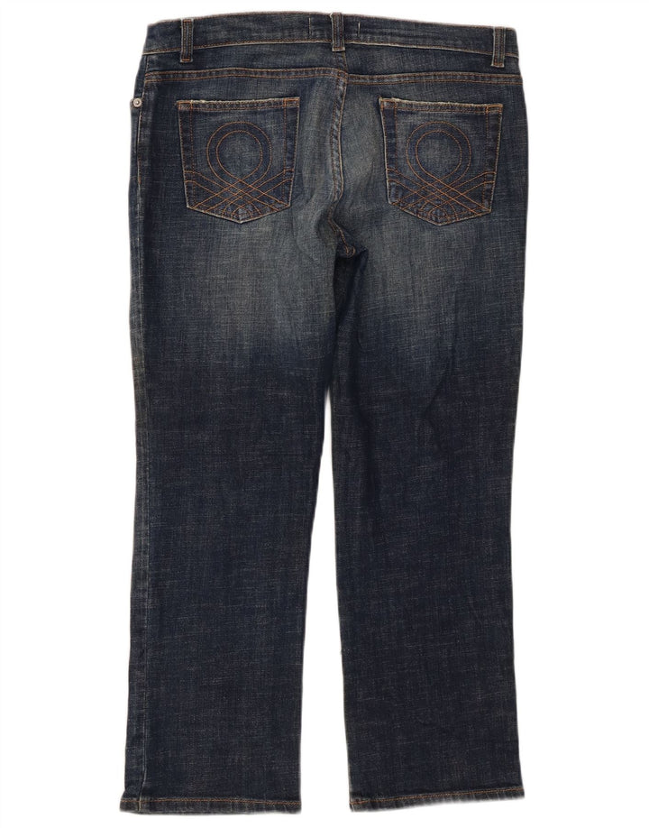Benetton Γυναικείο Cropped Jeans W32 L25 Blue