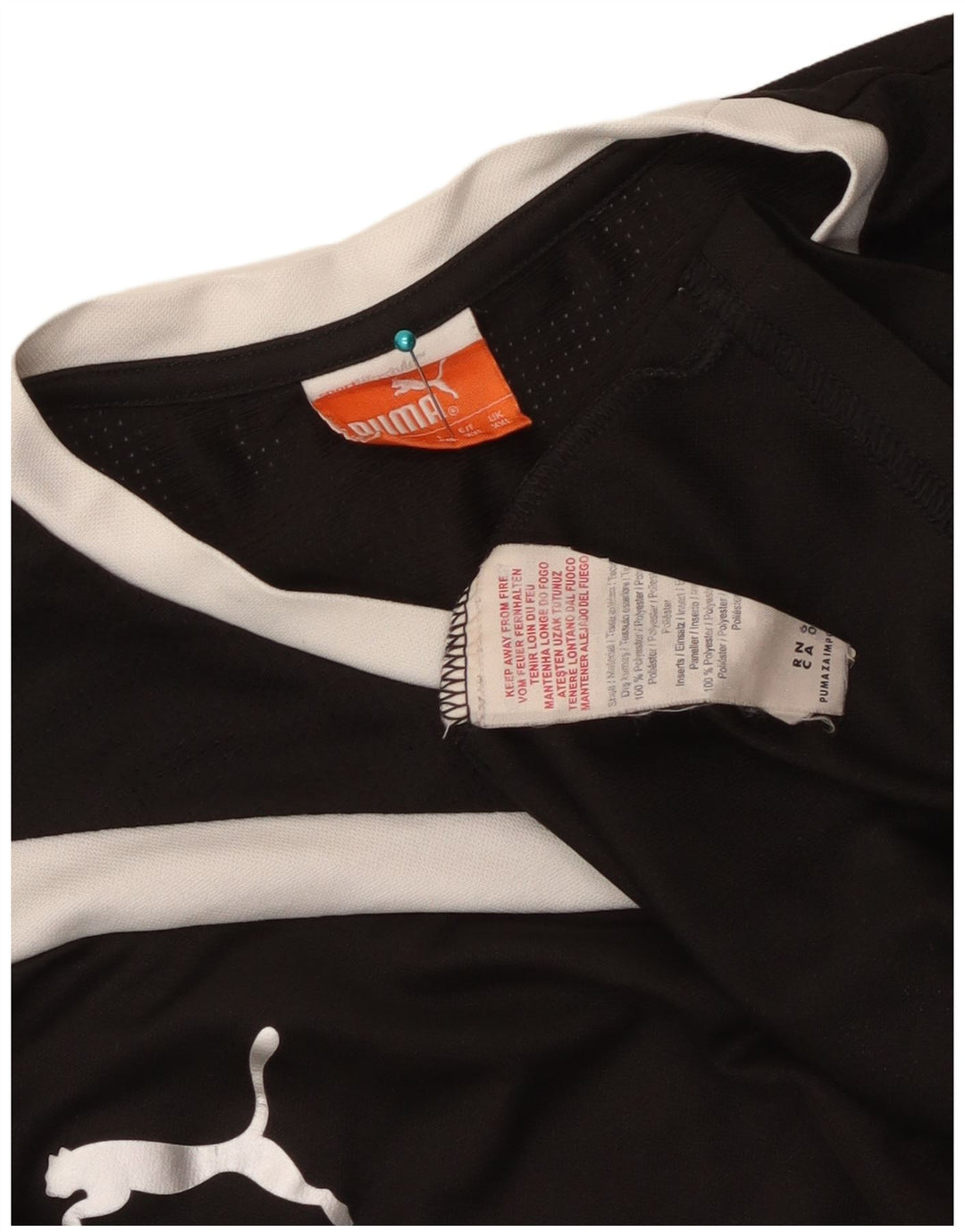 Ανδρικό T-Shirt Puma Top 2XL Μαύρο Colourblock Πολυεστέρας
