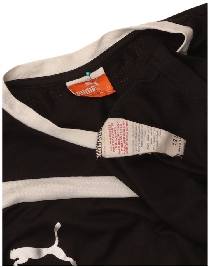 Ανδρικό T-Shirt Puma Top 2XL Μαύρο Colourblock Πολυεστέρας