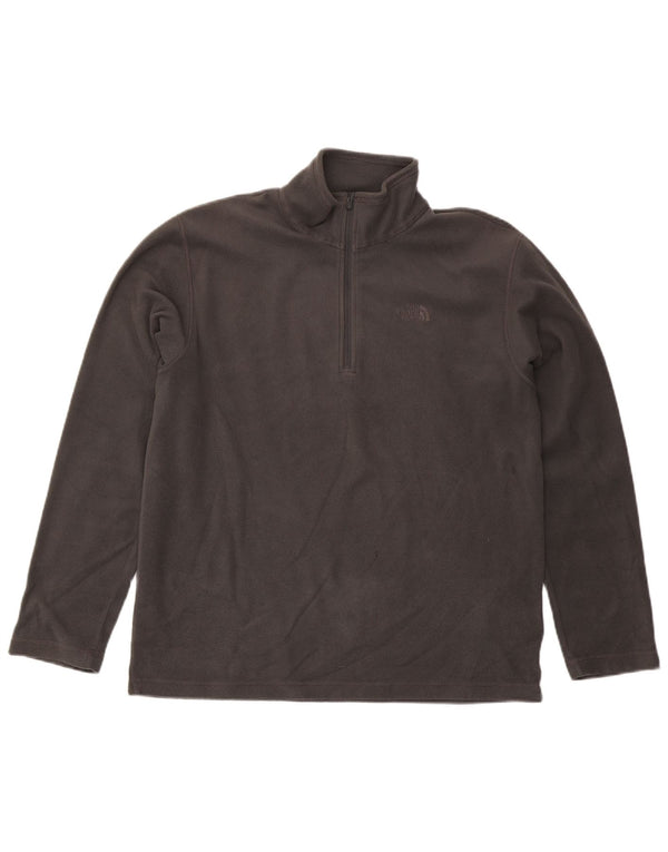 The North Face Ανδρικό φερμουάρ Fleece Jumper Large Grey Polyester