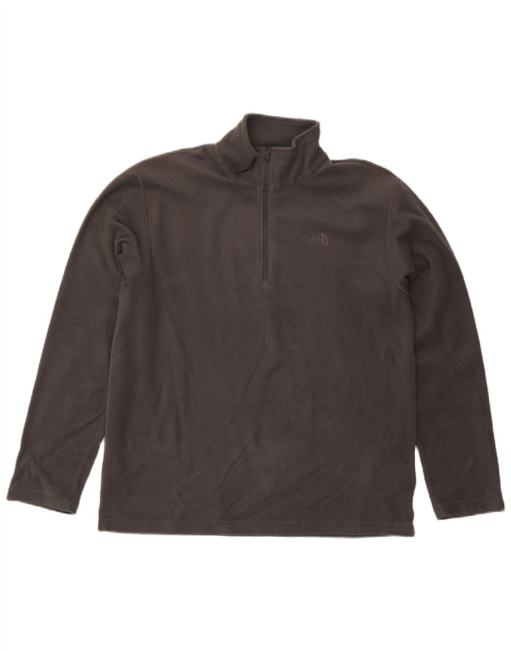 The North Face Ανδρικό φερμουάρ Fleece Jumper Large Grey Polyester