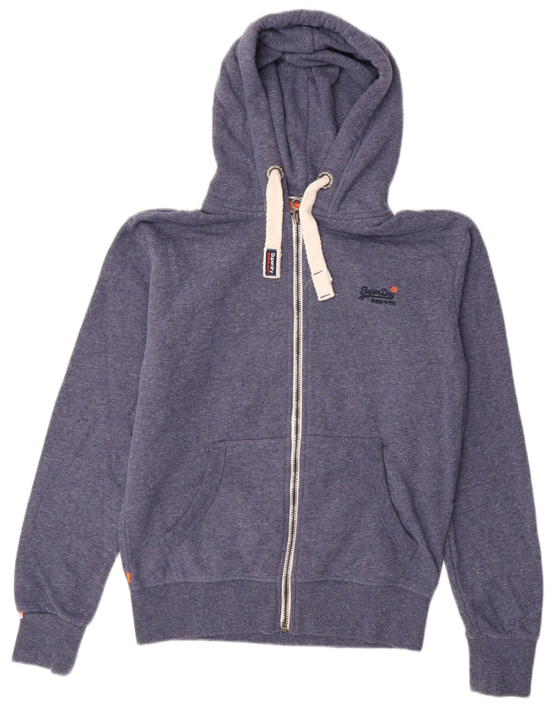 Ανδρικό πουλόβερ με κουκούλα με φερμουάρ SUPERDRY μεσαίο βαμβακερό