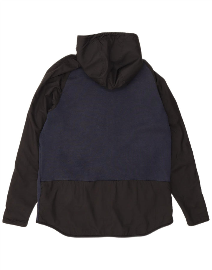 Ανδρικό πουλόβερ Nike με φερμουάρ με κουκούλα, μεγάλο μπλε ναυτικό, βαμβακερό