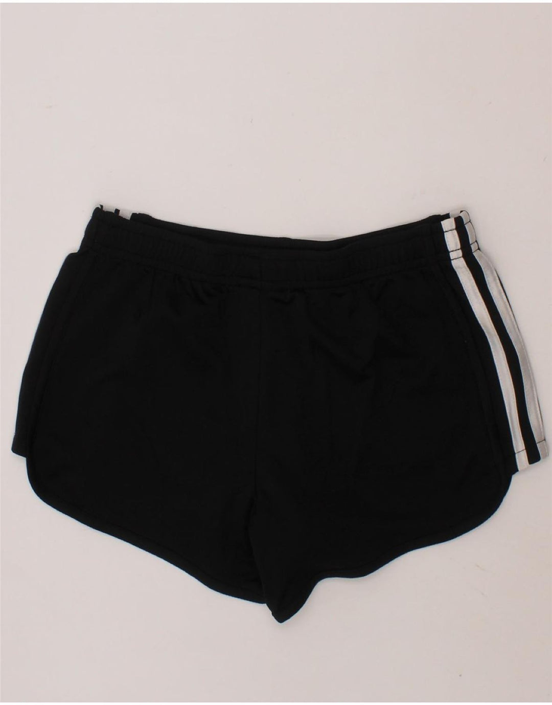 ADIDAS Girls Sport Shorts 10-11 Years Medium Black Polyester Vintage Adidas and Second-Hand Adidas from Messina Hembry 