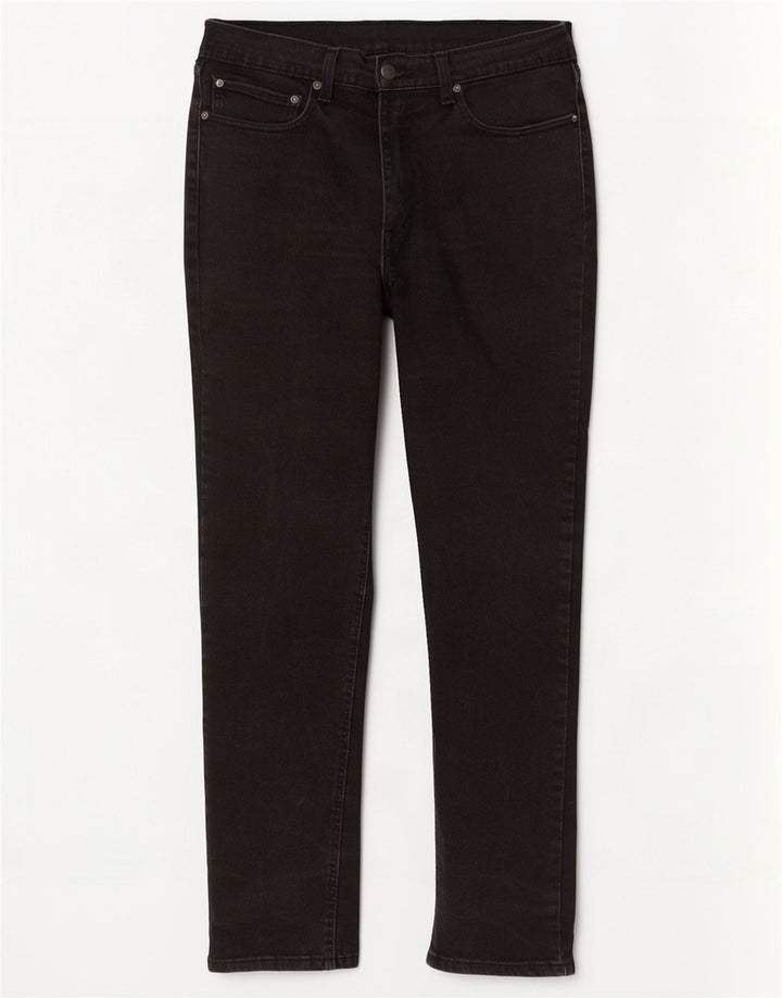 Levi's Mens 531 Slim Jeans W36 L32 Μαύρο βαμβακερό