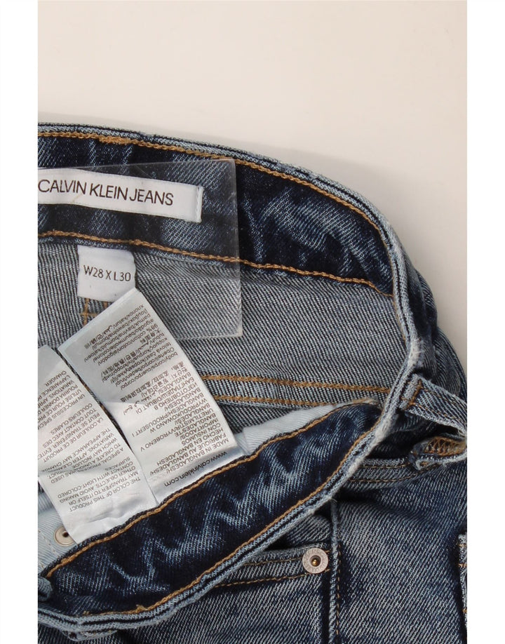 CALVIN KLEIN Γυναικείο Skinny Jeans W28 L30 Μπλε βαμβακερό