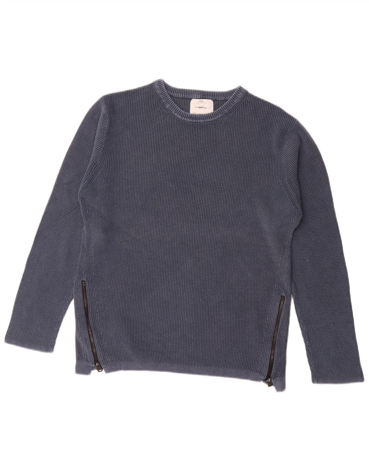 Πουλόβερ Zara Boys Crew Neck Jumper 13-14 Years Navy Blue