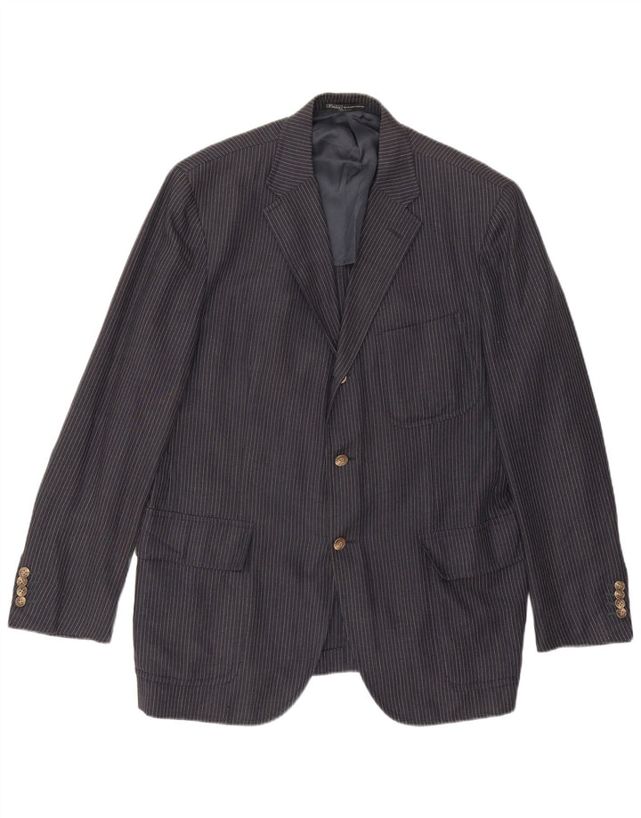 Polo Ralph Lauren Ανδρικό μπουφάν blazer IT 48 Medium Navy Blue Pinstripe
