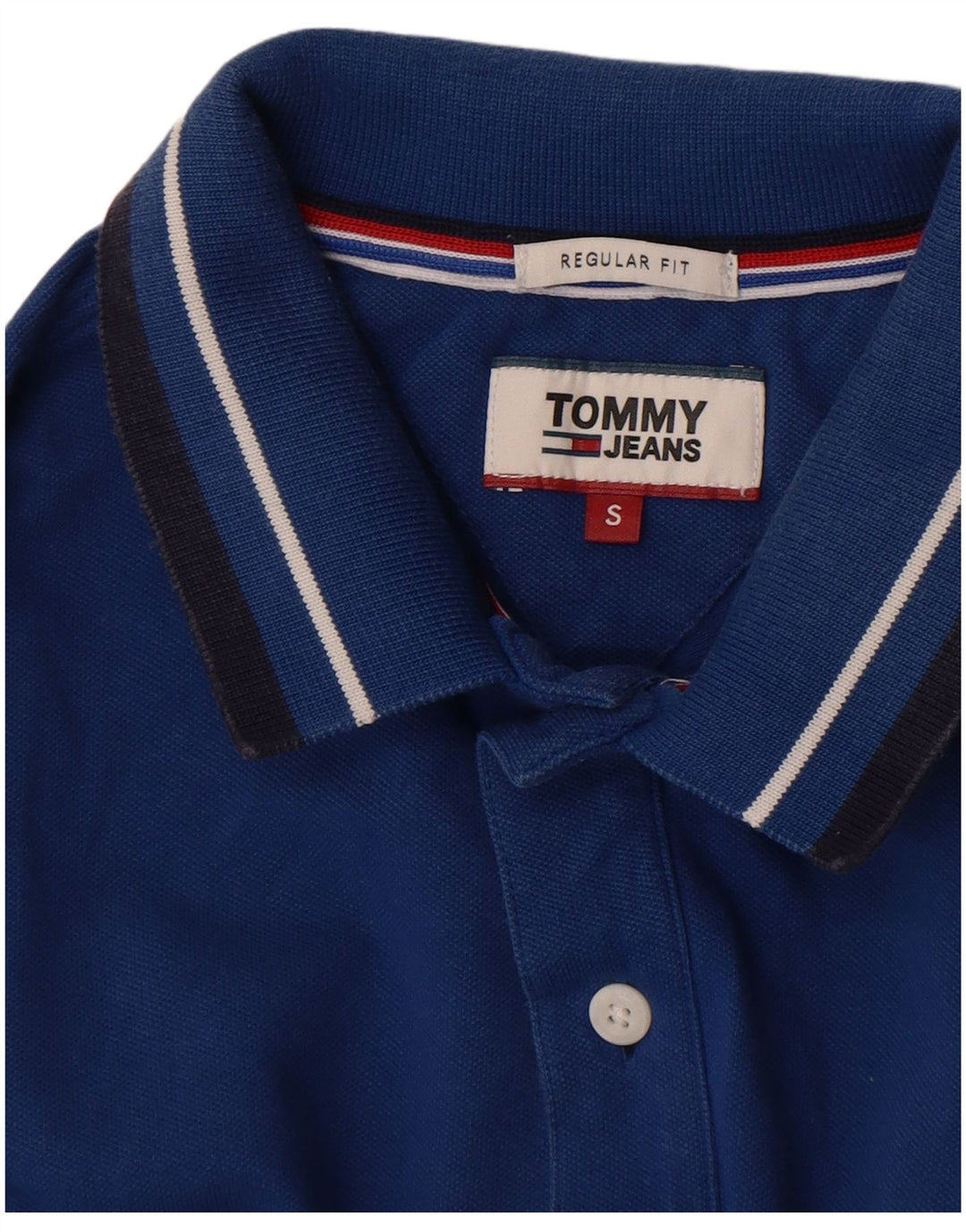 Tommy Hilfiger ανδρικό μπλουζάκι πόλο με κανονική εφαρμογή, μικρό μπλε