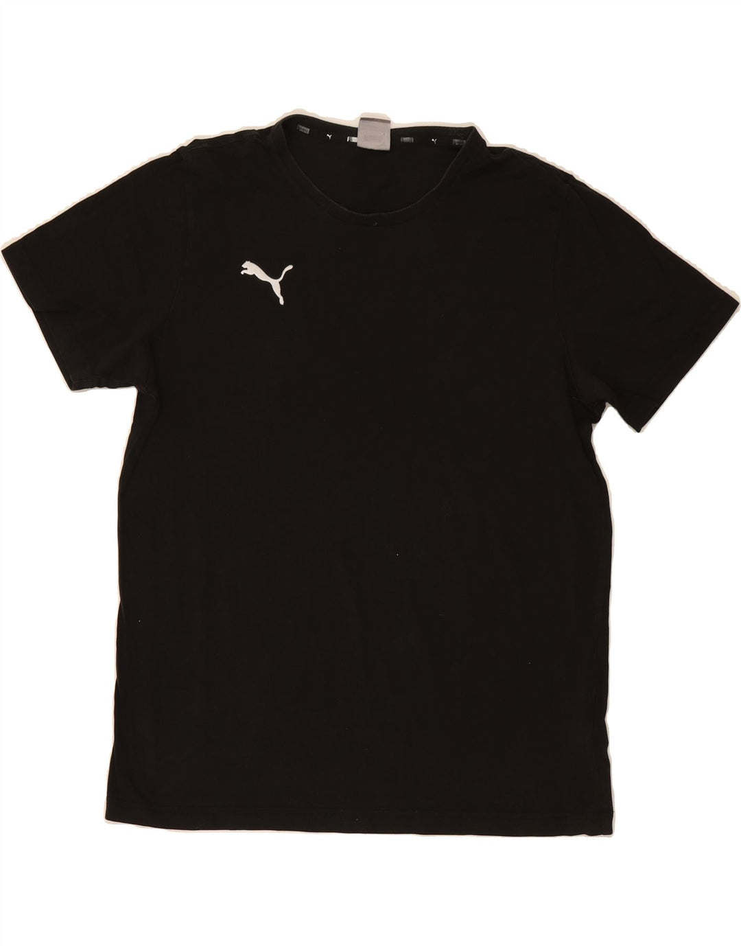 PUMA Mens T-Shirt Top Large Black Cotton Vintage Puma and Second-Hand Puma from Messina Hembry 