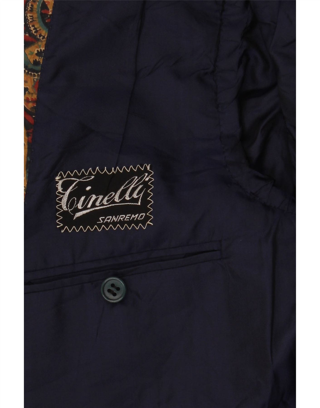 VINTAGE Ανδρικό σακάκι με 3 κουμπιά σακάκι UK 36 Small πολύχρωμο Paisley