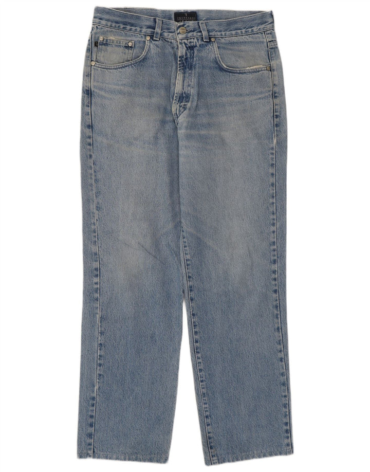 Ανδρικό τζιν Trussardi ίσιο W33 L29 Μπλε βαμβακερό