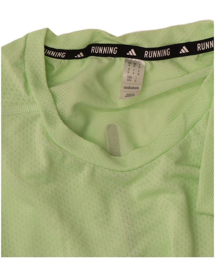Ανδρικό T-Shirt Adidas Top Μεσαίο Πράσινο Πολυεστέρας