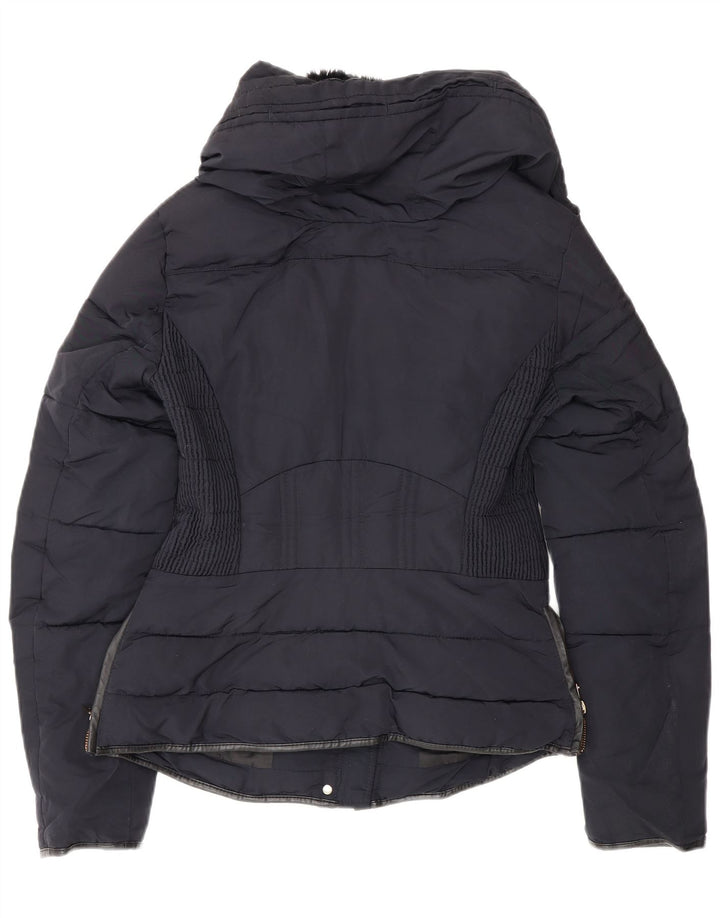 Zara Γυναικείο μπουφάν UK 6 XS Navy Blue
