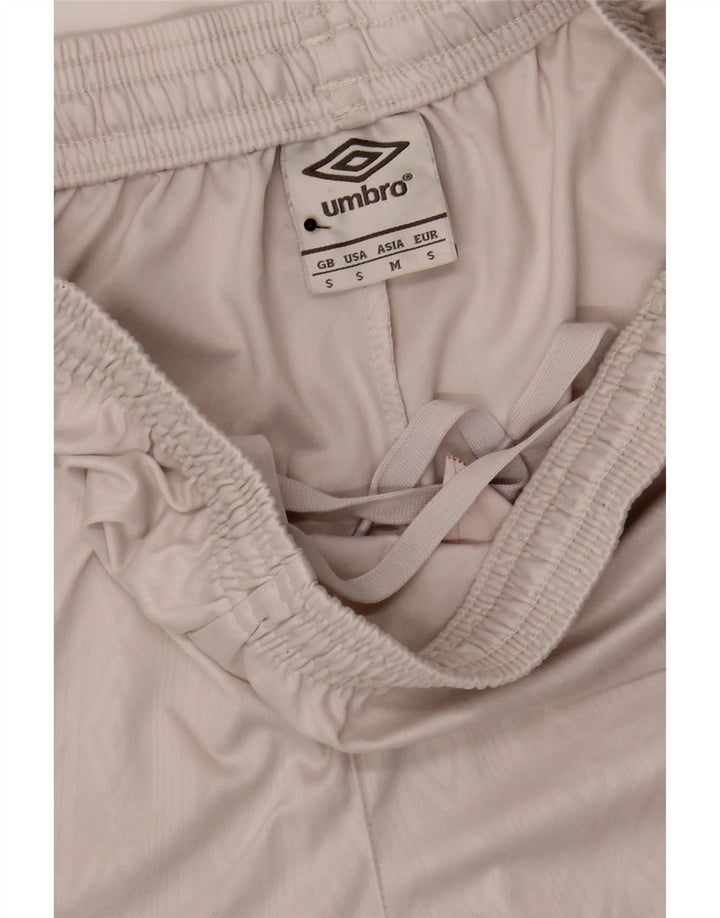 Ανδρικό αθλητικό σορτς Umbro Μικρό λευκό πολυεστέρα