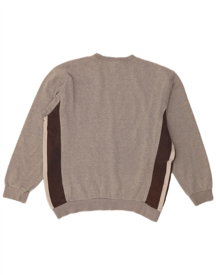 Ανδρικό φούτερ Nike Jumper με μεγάλο γκρι χρώμα, βαμβακερό