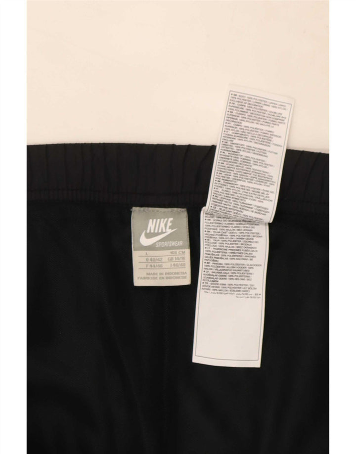 Nike γυναικεία αθλητική φόρμα παντελόνια Joggers UK 14/16 Large μαύρο πολυεστέρα