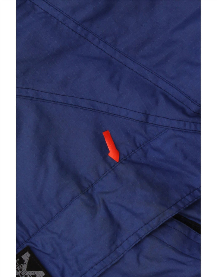 Vintage Ανδρικό γραφικό πουλόβερ μπουφάν σκι UK 42 XL Blue Polyamide