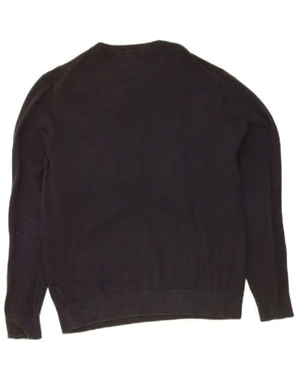 Ανδρικό πουλόβερ Zara Graphic Crew Neck Jumper Medium Navy Blue